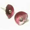 Small Domed Leaf Earrings - £14.00 (PJD5)